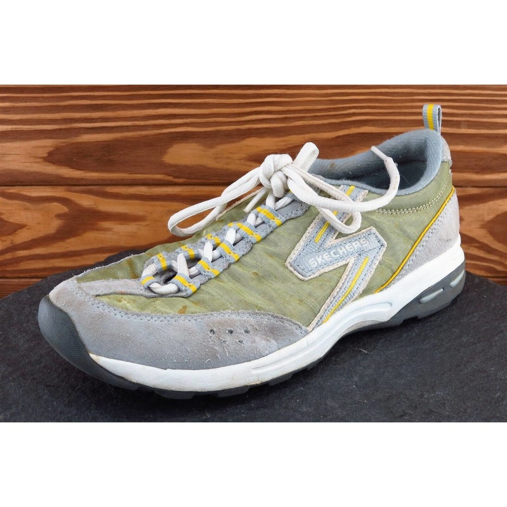 Skechers Women Size 7.5 M Gray Fashion Sneakers Suede 1730